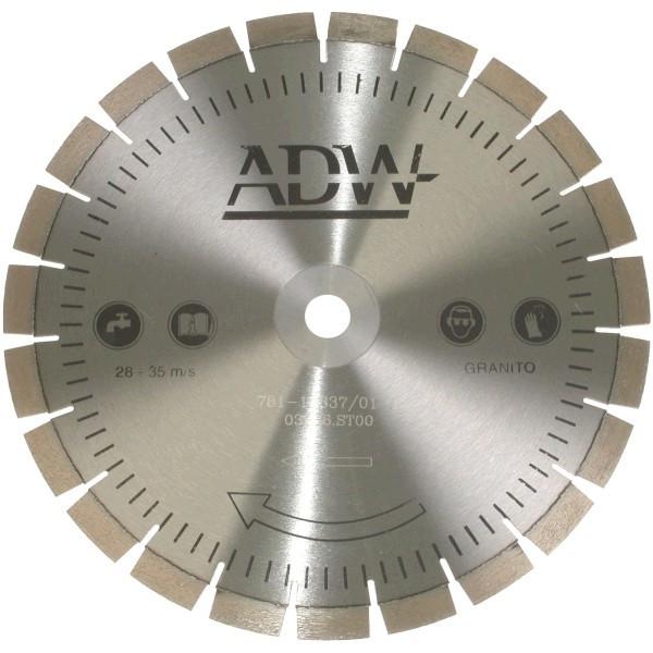 ADW LSE Laser Segment Silent Diamond Blade - Engineered Stone