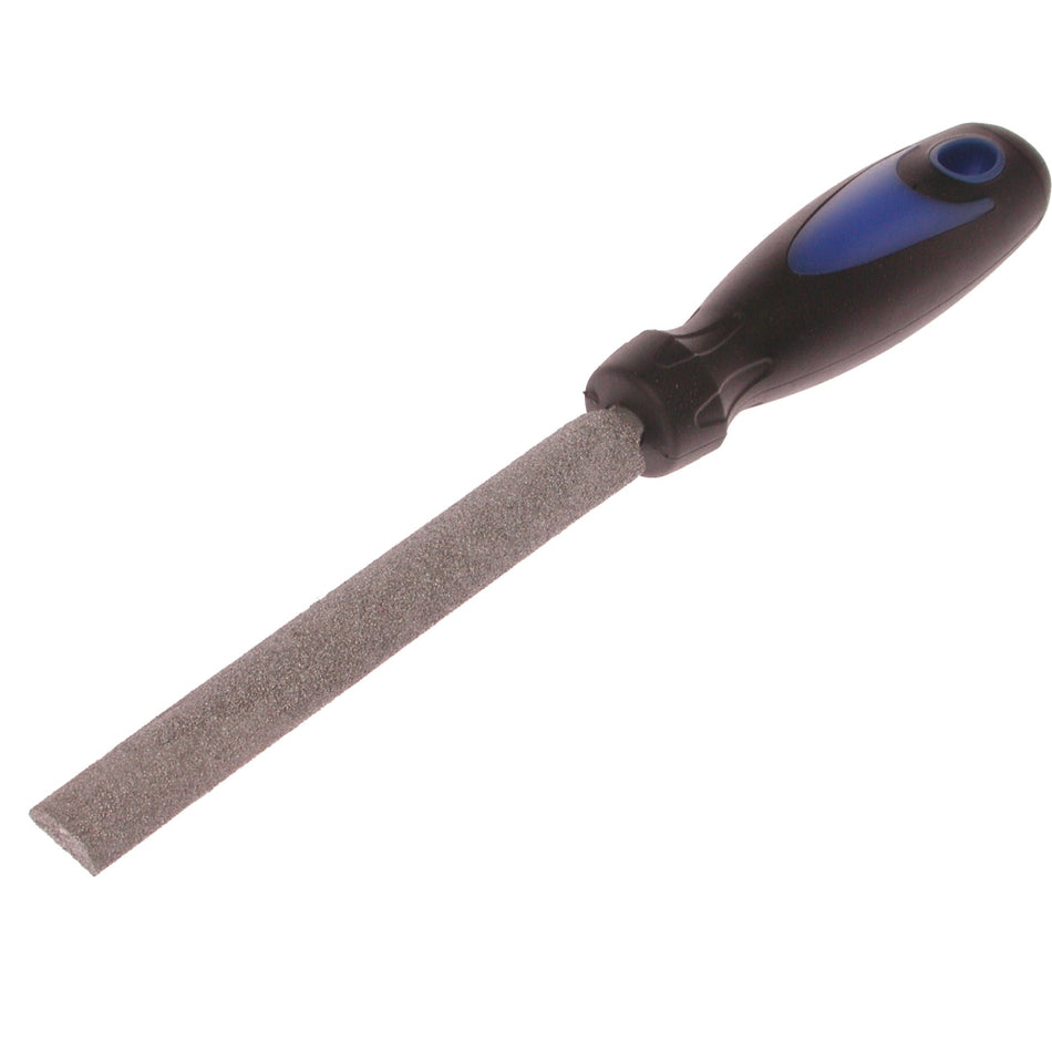 AXIS Professional Tungsten Carbide Grit Half Round File - With Handle