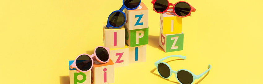 IZIPIZI PARIS Sun Baby Sunglasses - Pastel Pink (0-9 MONTHS)