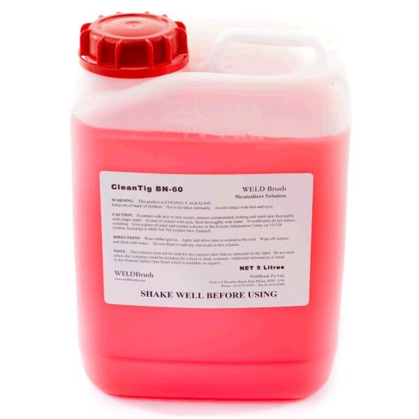 KEZTEK WELDBrush BN60 Clean TIG Neutralizer Solution - Pink