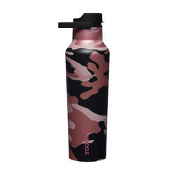 CORKCICLE Camo Sports Canteen 600ml Insulated Stainless Steel Bottle - Rose **Limited Stock**