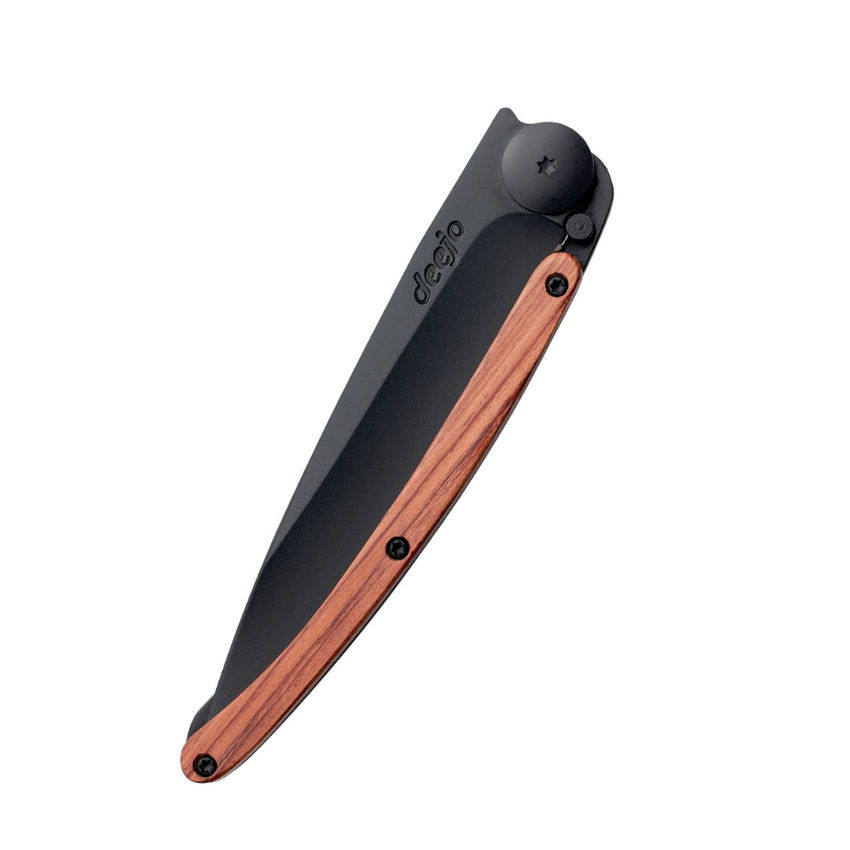 DEEJO Classic Wood Knife 27g - Black Coral