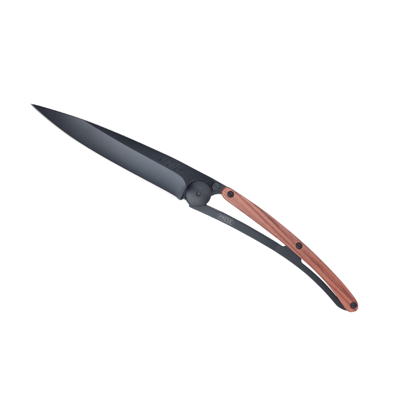 DEEJO Classic Wood Knife 27g - Black Coral