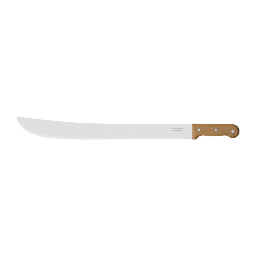 TRAMONTINA Machete with Carbon Steel Blade and Wood Handle - 630mm / 2