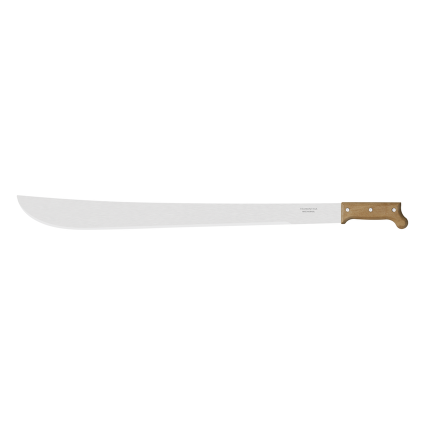 TRAMONTINA Machete with Carbon Steel Blade and Wood Handle - 800mm / 2