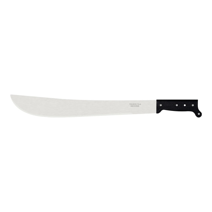 TRAMONTINA Machete with Carbon Steel Blade and Black Polypropylene Han