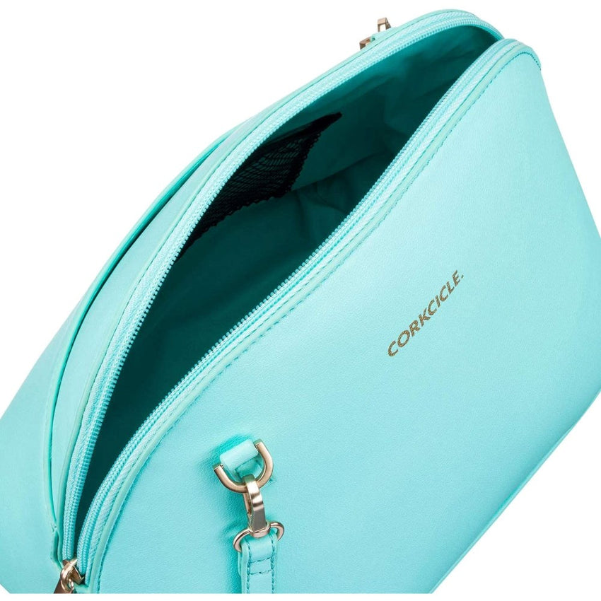 CORKCICLE ADAIR Crossbody Insulated Lunch Bag/Box - Turquoise **CLEARA