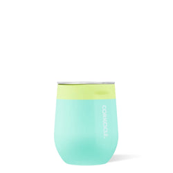 CORKCICLE *Exclusive* Stainless Steel Insulated Stemless Cup 12oz - Colour Block Limeade **Limited Stock**
