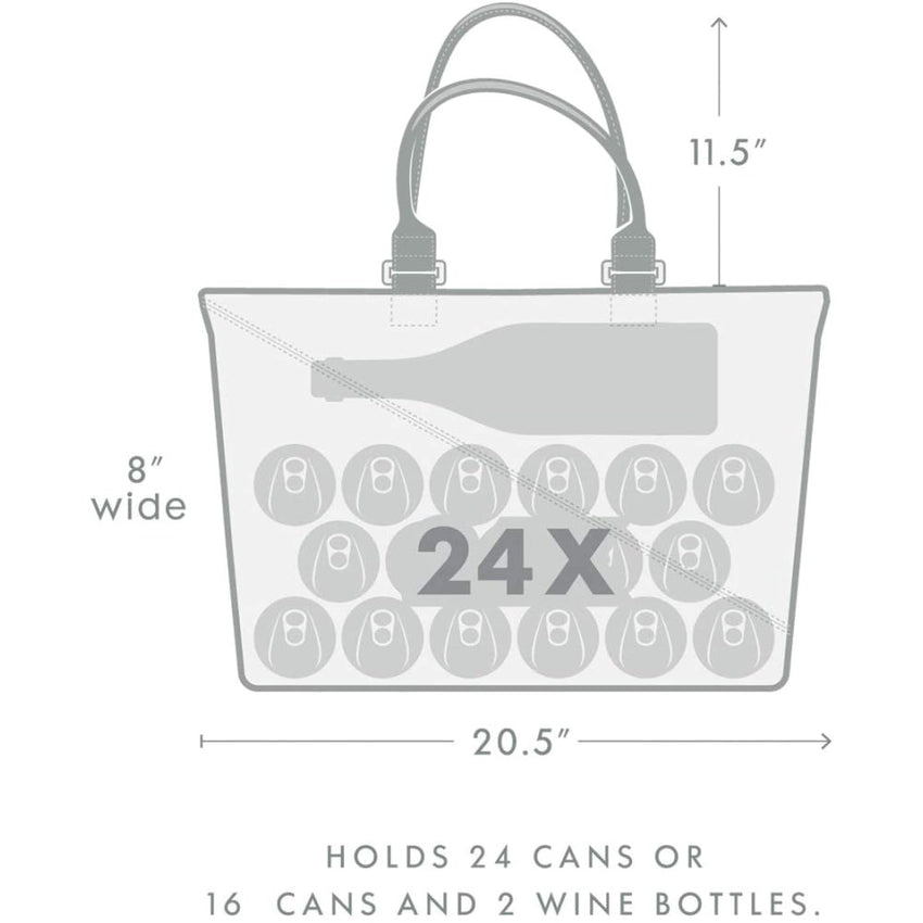 CORKCICLE Virginia Insulated Tote Cooler Bag - Turquoise Wedge **Limit