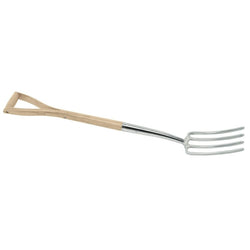DRAPER TOOLS Expert Heritage Range Stainless Steel Border Fork - Light Ash Handle