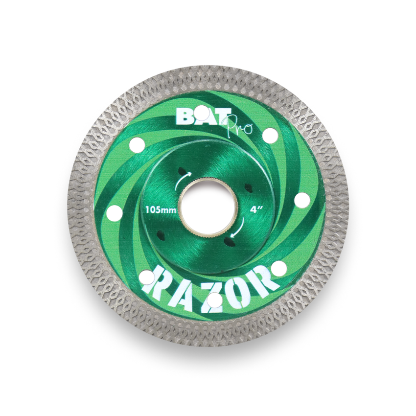 BAT Pro Diamond Mesh Turbo Rim Blade Razor - 105mm/125mm