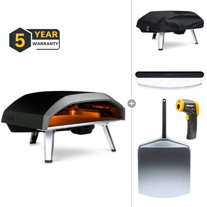 Ooni Koda 16 Gas Powered Pizza Oven - Starter Bundle