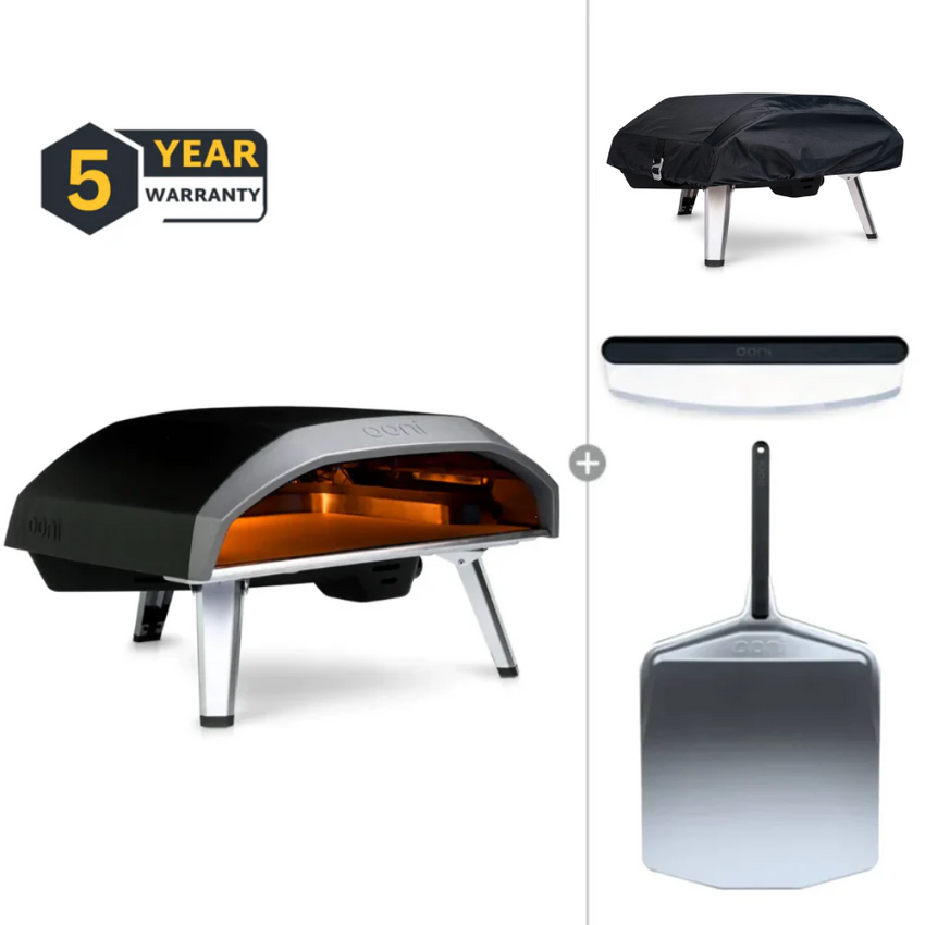 Ooni Koda 16 Gas Powered Pizza Oven - Peel Bundle