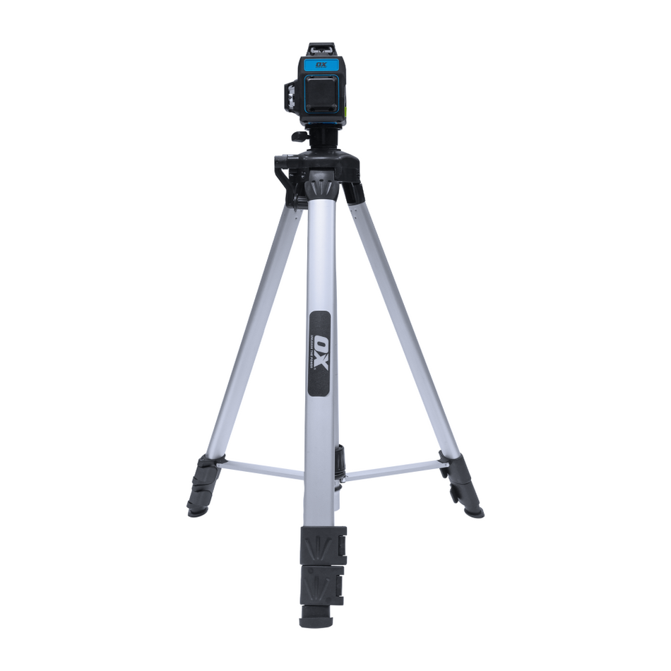 OX Pro 3 Axis Green Laser Level & Tripod Combo