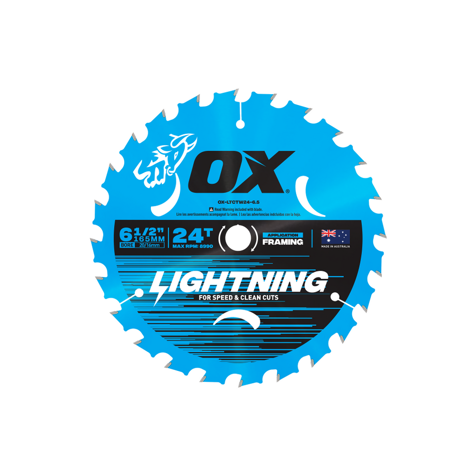 OX Pro Lightning Circular Saw Blade