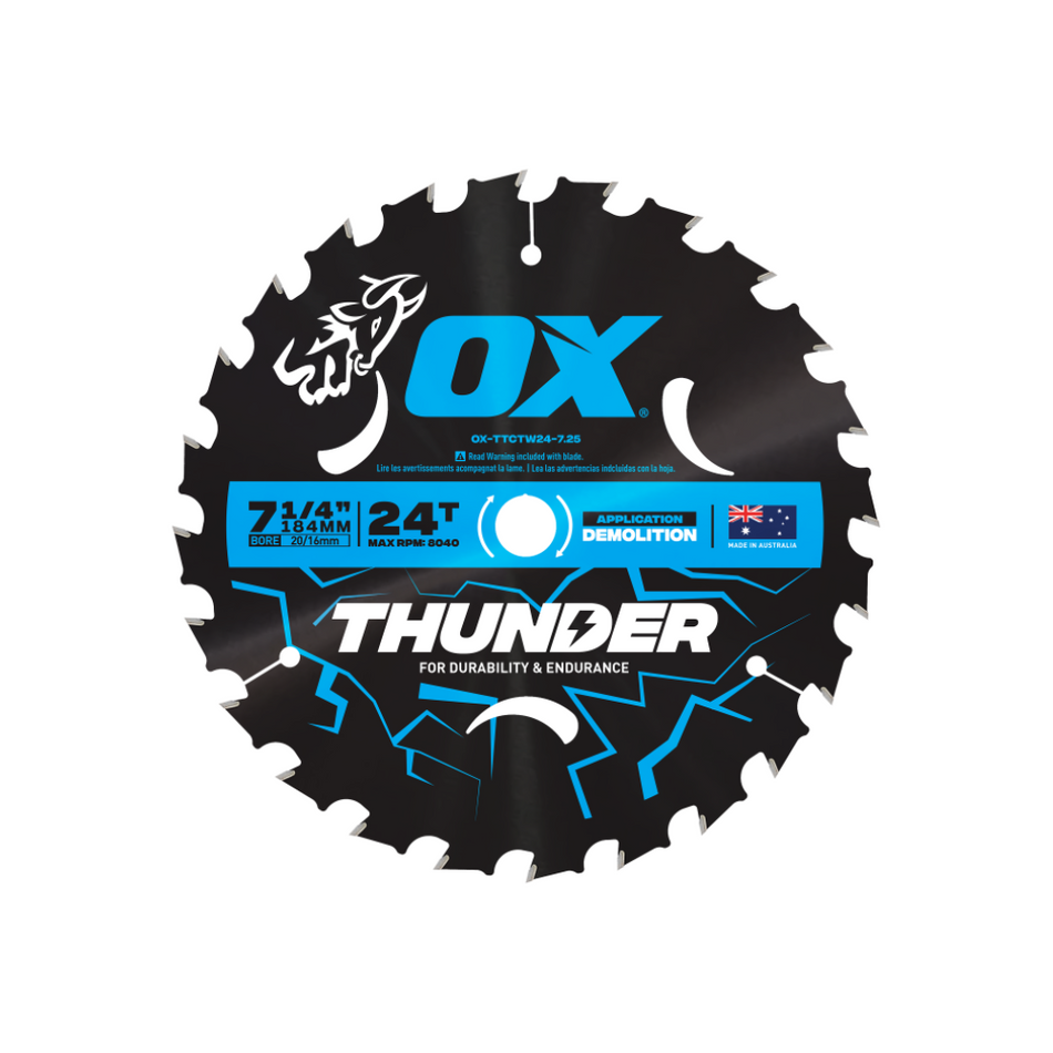 OX Pro Thunder Circular Saw Blade