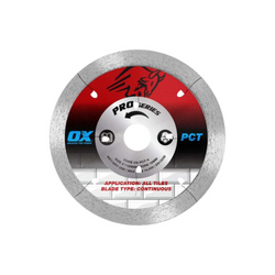 OX Professional PCT Continuous Tiling Rim Diamond Blade