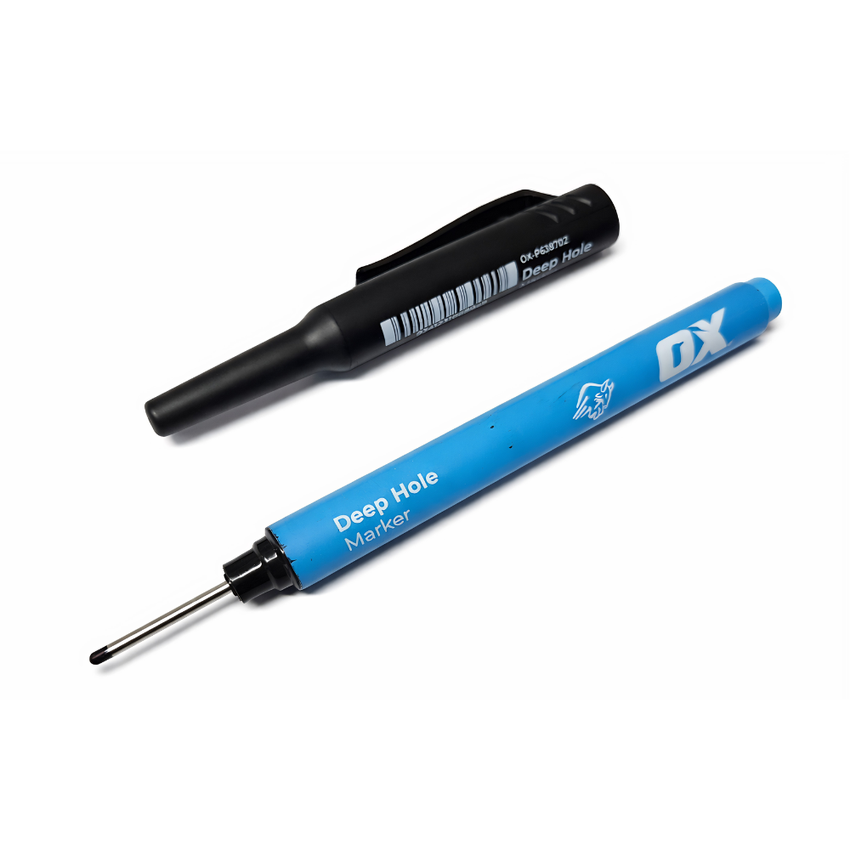 OX Pro Deep Hole Permanent Marker Pen Black with Holster