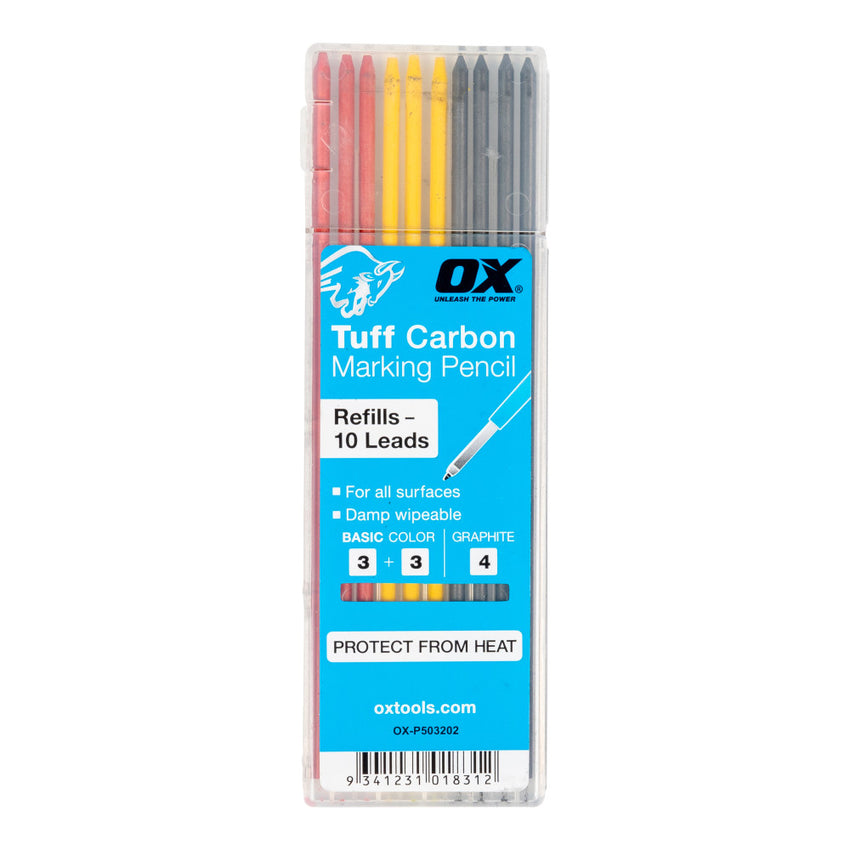 OX Tuff Carbon Pencil Refills – 10 Pack
