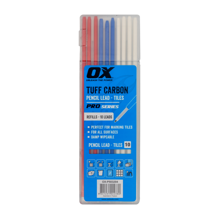 OX Tuff Carbon Pencil Refills – 10 Pack