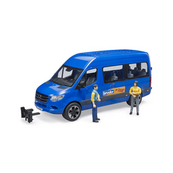 BRUDER 1:16 MB Sprinter Transfer with Driver & Passenger