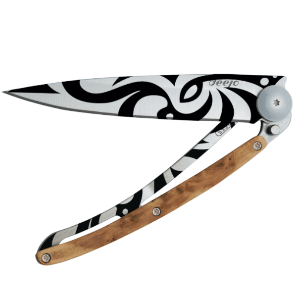 DEEJO Juniper Wood Knife 37g - Tribal