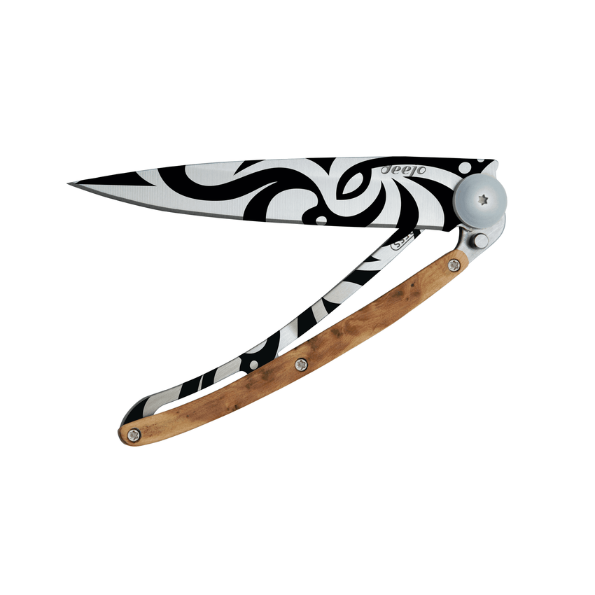 DEEJO Juniper Wood Knife 37g - Tribal
