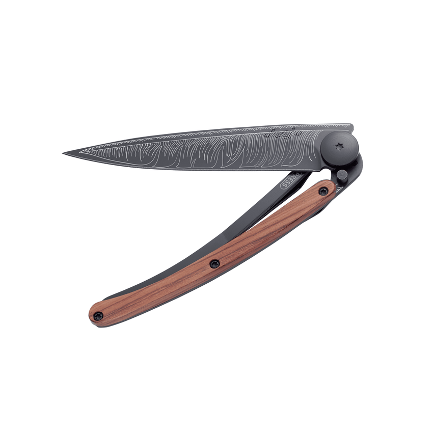DEEJO Rosewood Knife Black 37g - Feather