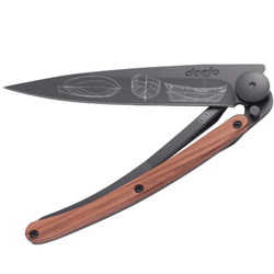 DEEJO Rosewood Knife Black 37g - Galleon