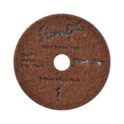 STONEX 3 Step White Face Polishing Pad - Gold Series - 100mm / 4"