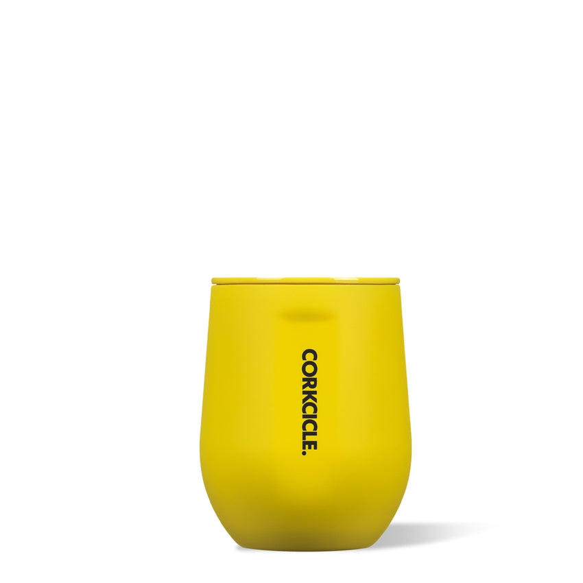 CORKCICLE Stainless Steel Insulated Stemless 12oz (355ml) - Neon Yello