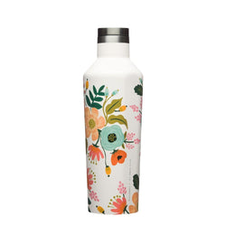 CORKCICLE x RIFLE PAPER CO. Stainless Steel Insulated Canteen 16oz (475ml) - Cream Lively Floral **Limited Stock**