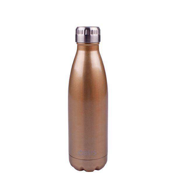 Oasis | Stainless Insulated Drink Bottle 500ml - Champagne