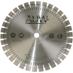 ADW LSG Laser Segmented Silent Diamond Blade - Granite **CLEARANCE**