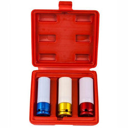 ALLIANCE Pneumatic 1/2" Square Drive Impact Socket Set - 3 Piece - 85mm Long