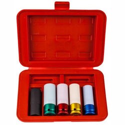 ALLIANCE Pneumatic 1/2" Square Drive Impact Socket Set - 5 piece - 76mm & 85mm Long