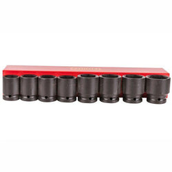 ALLIANCE Pneumatic 3/4" Square Drive Impact Socket Set - 8 piece - 50mm Long