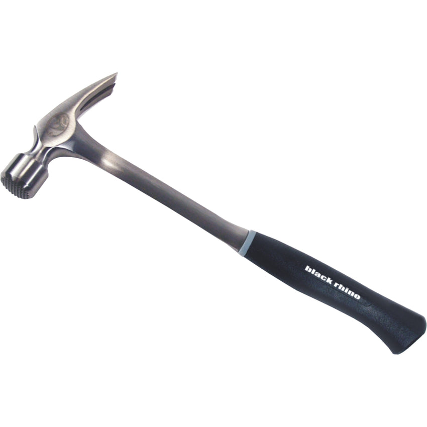 BLACK RHINO AIRGRIP Builders 28oz Straight Claw Hammer - Milled Face
