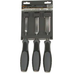 BLACK RHINO RHINO PRO Carpenters Woodworking Chisel - 3 Piece Set
