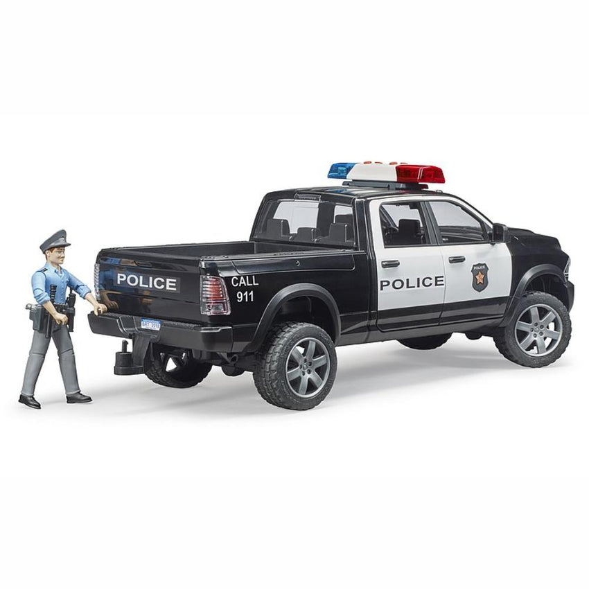 BRUDER RAM 2500 Police truck with policeman 1:16