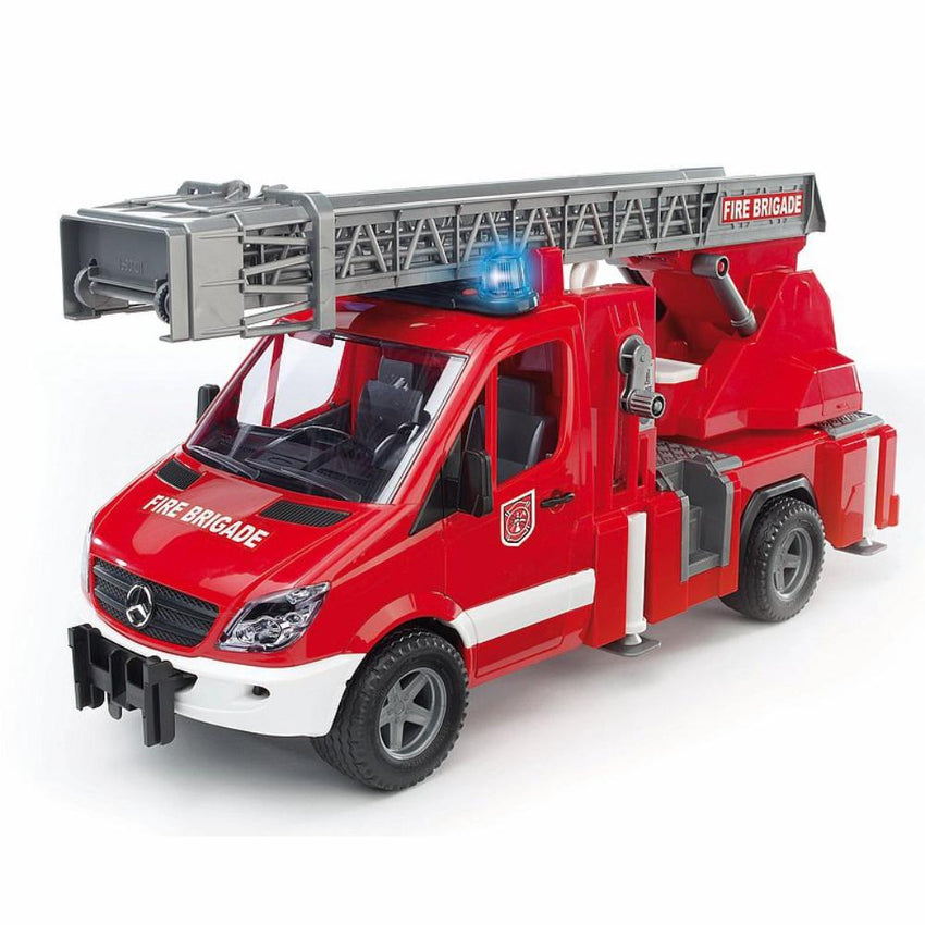 BRUDER MB Sprinter Fire Engine w/Slewing Ladder, Water Pump 1:16