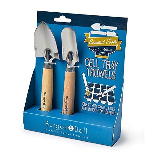 BURGON & BALL Essential Tools - Cell Tray Gardening Trowels