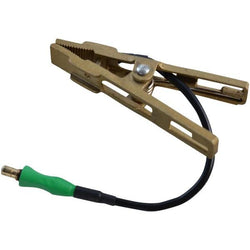 KEZTEK WELDBrush Brass Earth Clamp - with DX Male Connector