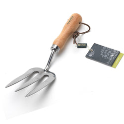 BURGON & BALL Classic Hand Fork - Stainless. RHS Endorsed