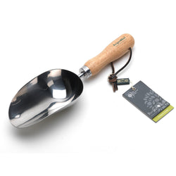 BURGON & BALL Compost Scoop - Stainless Steel - RHS Endorsed