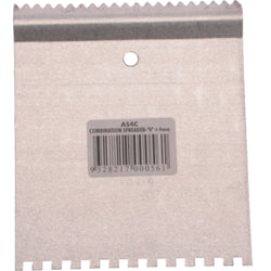 CONTRACTOR D.I.Y Double-sided Notched Adhesive Spreader