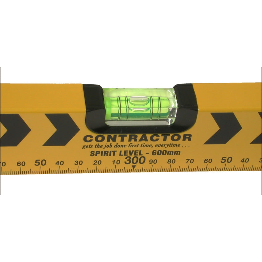 CONTRACTOR Tilers 2 Vial Floor and Wall Spirit Level - Yellow