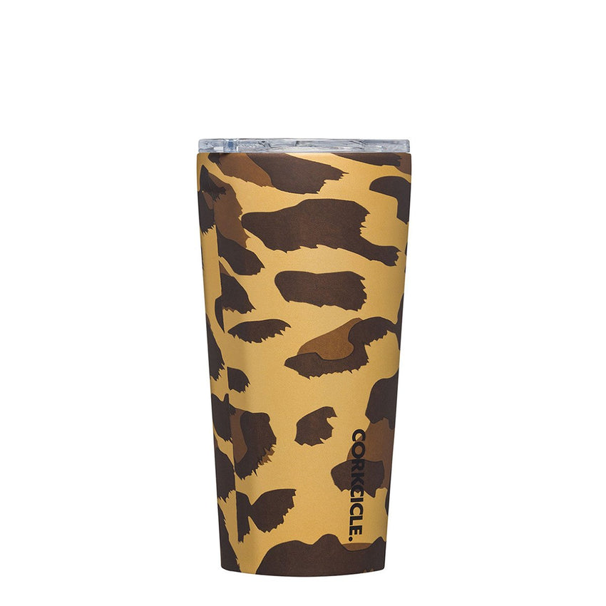 CORKCICLE Stainless Steel Insulated Luxe Tumbler 16oz (475ml) - Leopar