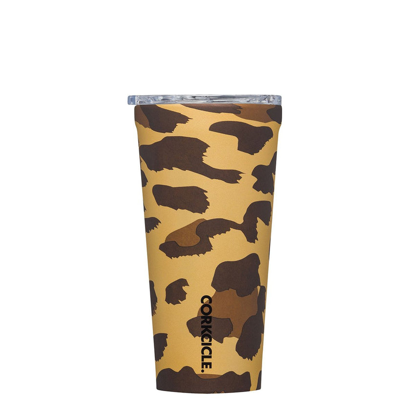 CORKCICLE Stainless Steel Insulated Luxe Tumbler 16oz (475ml) - Leopar