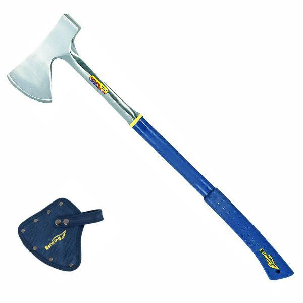 ESTWING 26" Camper's Axe with Sheath - SHOCK REDUCTION GRIP